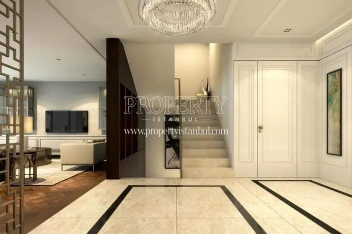 The inside of one of the villas in Cengelkoy Park Evleri
