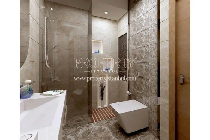 One of the bathrooms in Cetsa Park Evleri