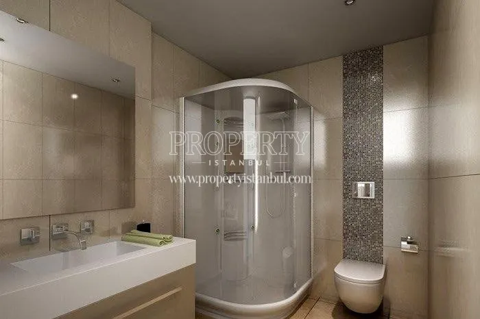 One of the bathrooms in Cetsa Park Evleri