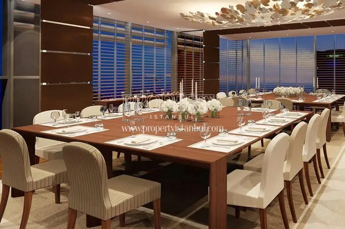 Big dining table in Ciftci Towers