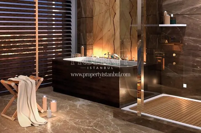 Luxury bathroom in Ciftci Towers