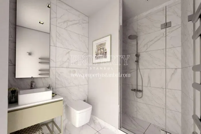 A bathroom in Cimen Residence