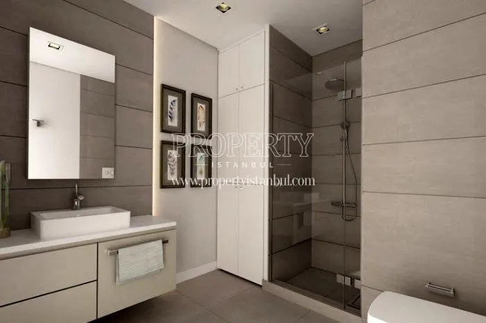 A bathroom in Cimen Residence