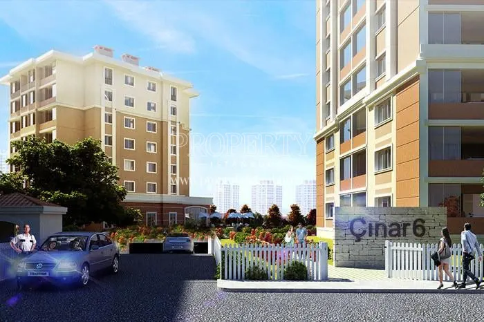 The entrance of Cinar6 Evleri