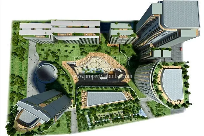 The panoramic view of City Center