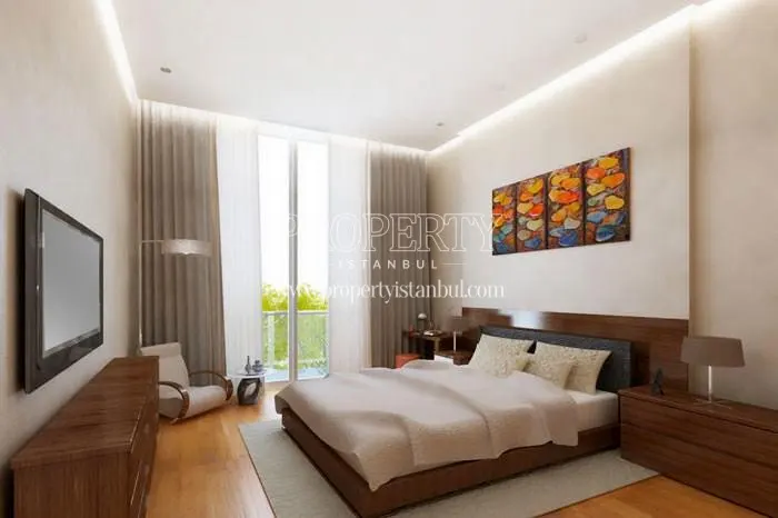 One of the master bedrooms in City Center
