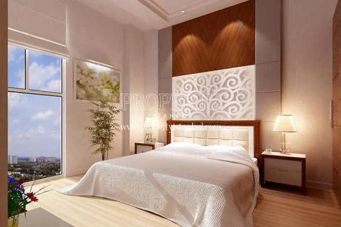 One of the master bedrooms in City Center