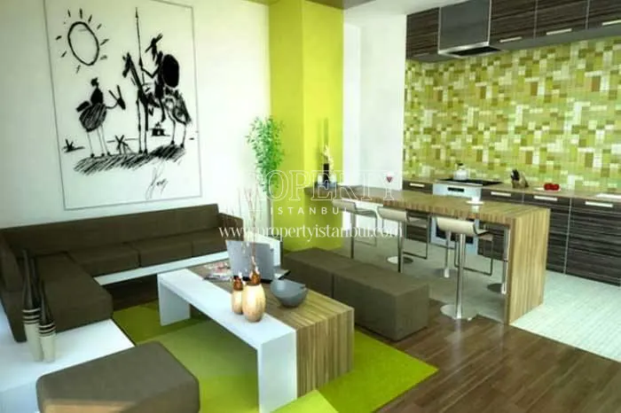 One of the apartments in City Life Kurtkoy