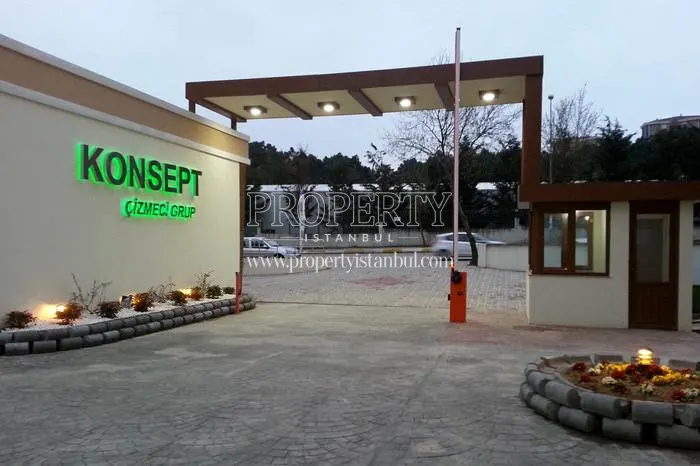 The entrance of the Cizmeci Konsept compound