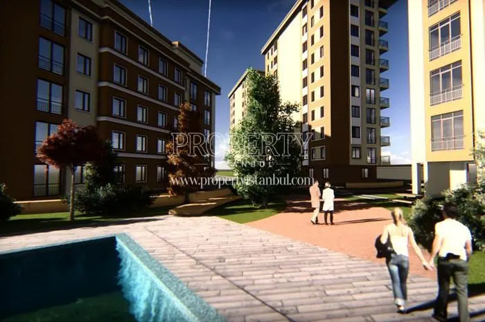 Cizmeci Konsept residents taking a walk in the compound garden