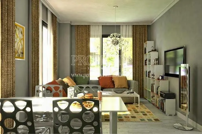 One of the living rooms in Cizmeci Metropark