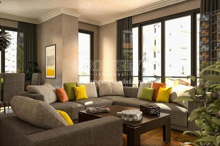 One of the living rooms in Cizmeci Metropark