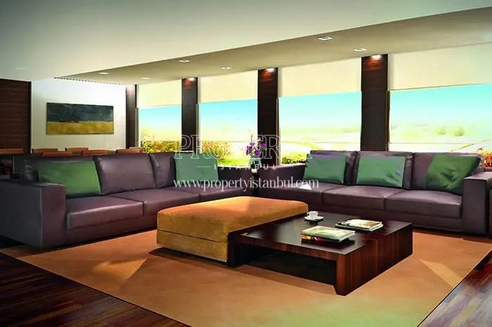 One of the living rooms in Code Istanbul