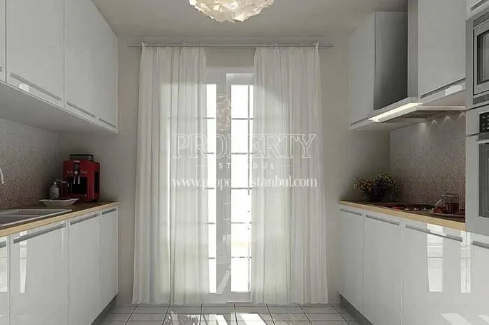 White kitchen in Code Istanbul
