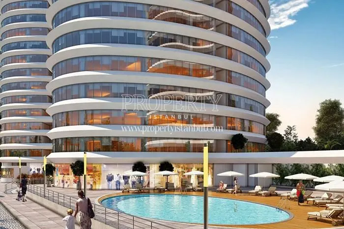 Outdoor swimming pool in Concord Istanbul