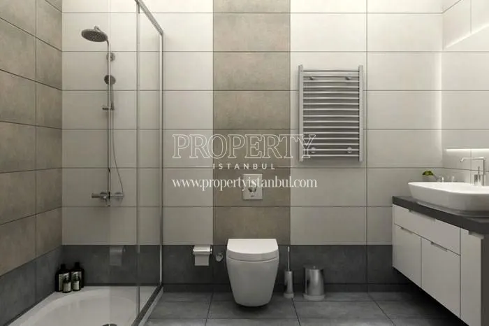 One of the bathrooms in Cordella Tuzla