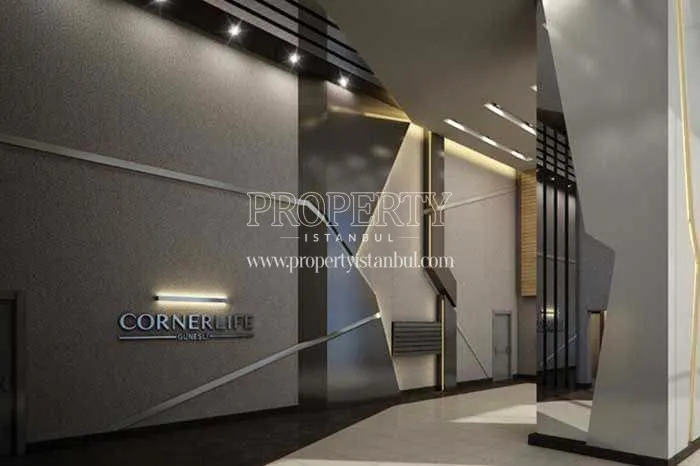 The lobby of Cornerlife Gunesli