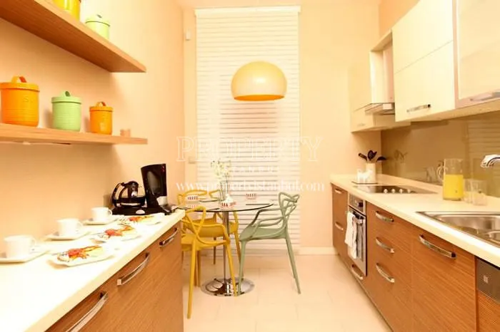 The kitchen in Crown Deluxe