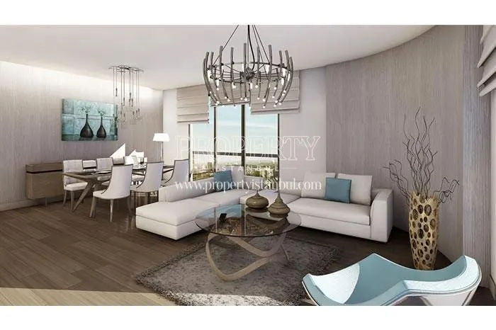 One of the living rooms in Cuento Istanbul