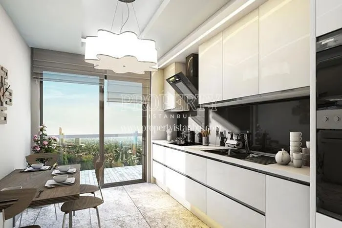 One of the kitchens in Cuento Istanbul