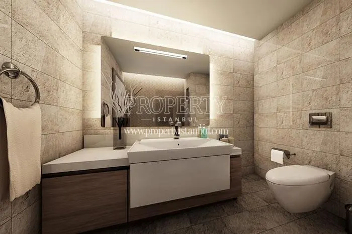 One of the bathrooms in Cuento Istanbul
