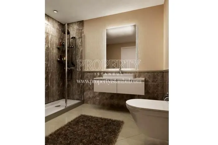 One of the bathrooms in Cukurova Balkon