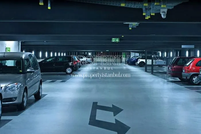 Parking garage in Cukurova Tower