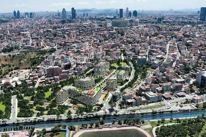 DAP Vadisi project among the other buildings