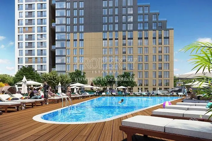 The outdoor swimming pool in DKY Ada