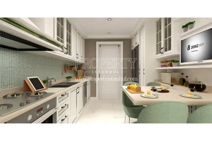 One of the kitchens in DNZ Kurtkoy homes