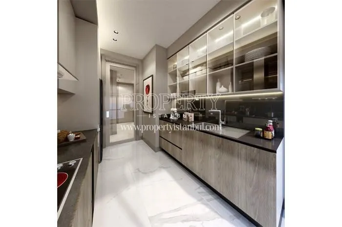 One of the kitchens in Daire Kartal