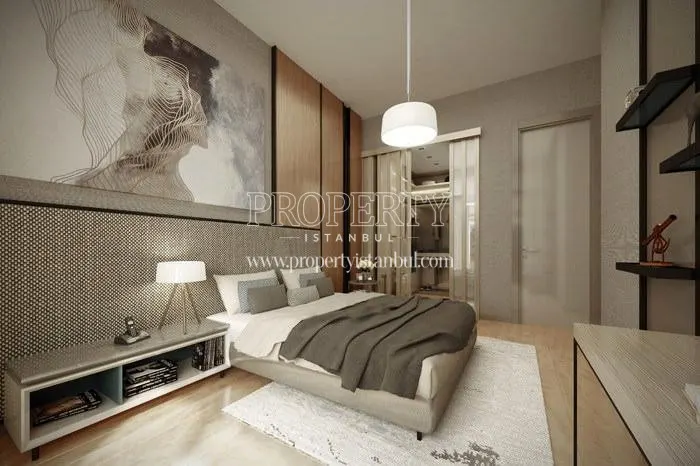 One of the master bedrooms in Daire Kartal