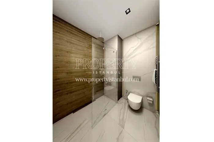 One of the bathrooms in Daire Kartal