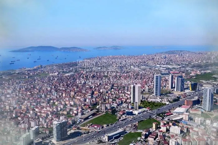 Kartal district and Daire Kartal project view