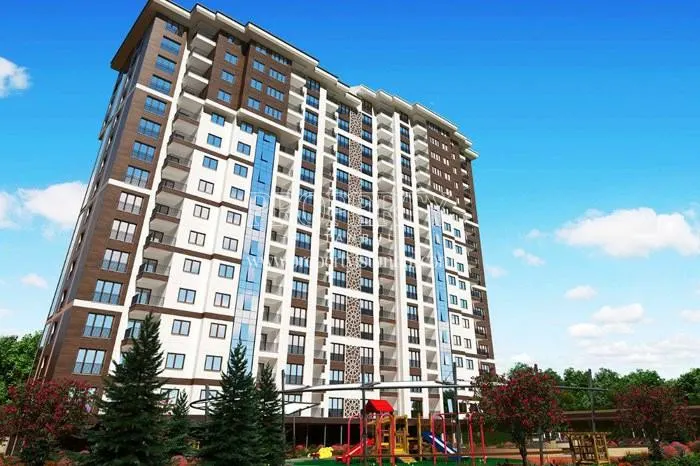 Playground for children in front of the building in Damga Metro Goztepe
