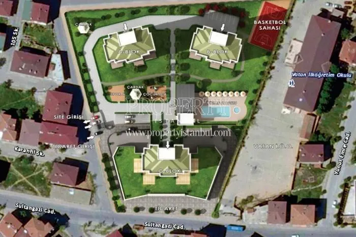 The layout plan of Daphne Garden Residence