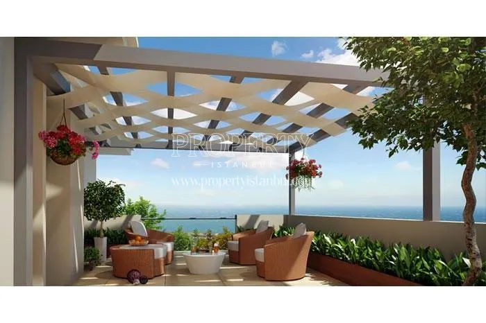The sea view from one of the balconies in Dekar Asmali Hayat