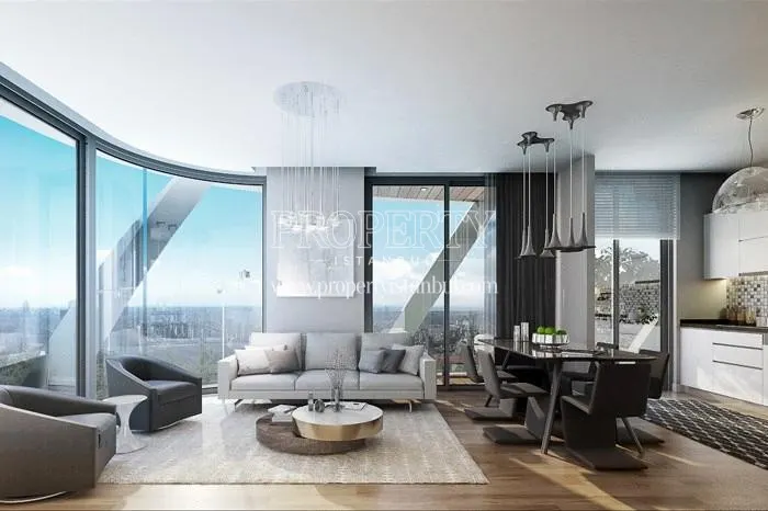 One of the living rooms in Dekon Senkron