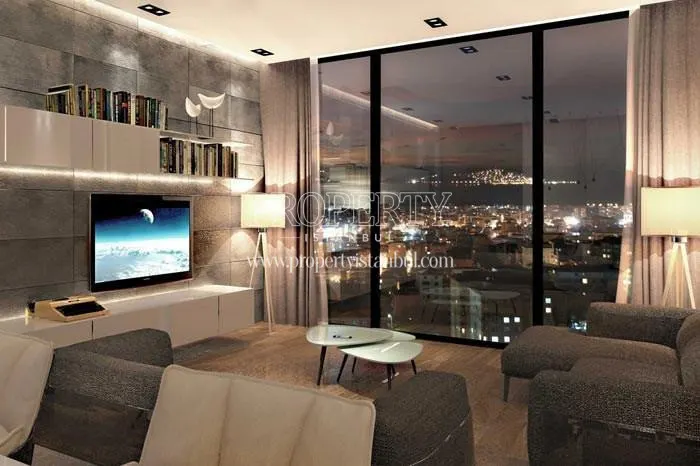 A living room in Dekon Suadiye Ametist