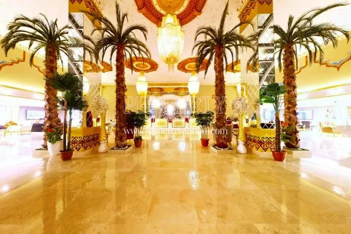 The lobby in Delta Deluxe