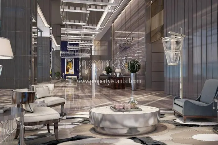 The lobby of Deluxia Park Business
