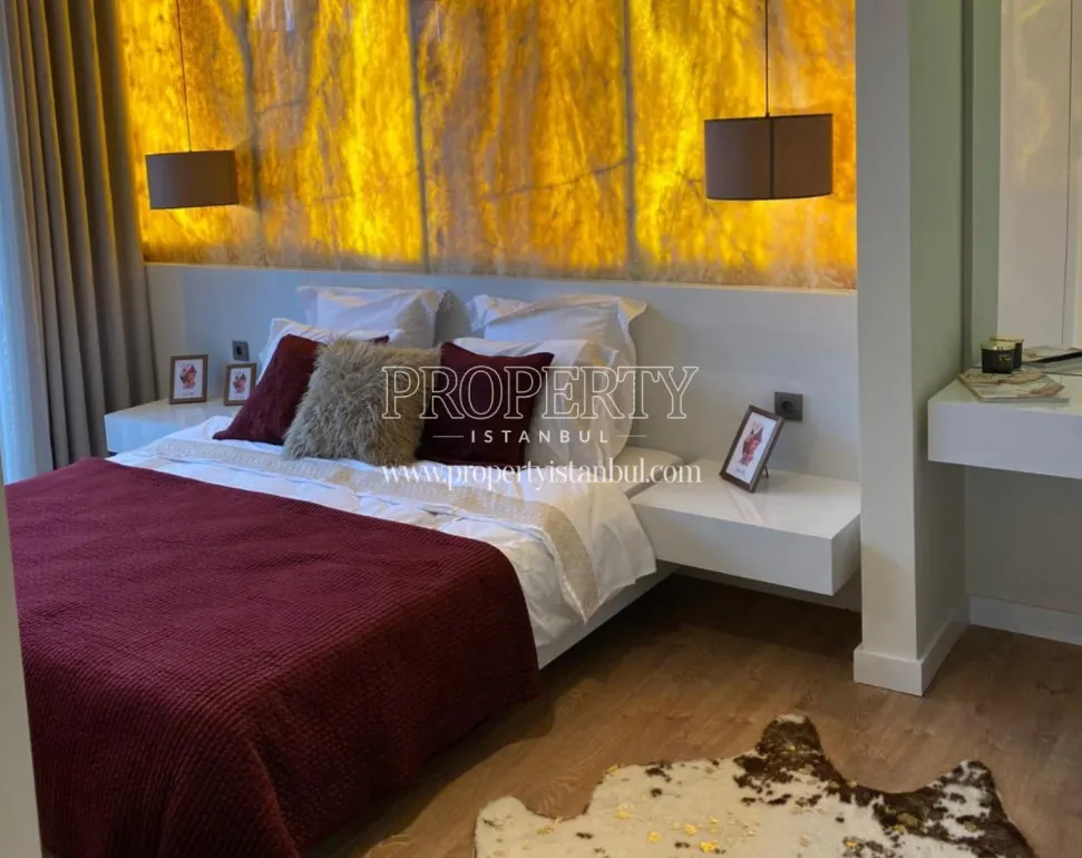 Master bedroom in the Demir Life project