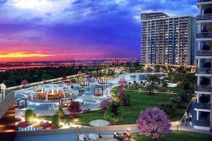 The landscaped areas in Demir La Vida