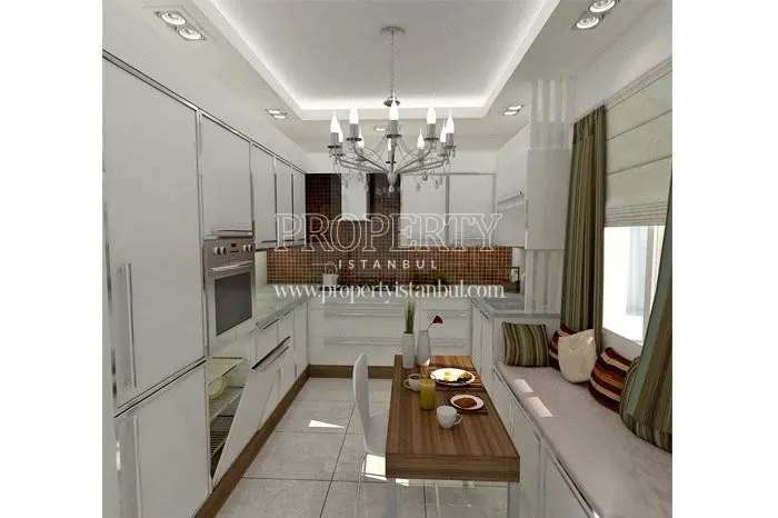 One of the kitchens in Demir Park Esenyurt