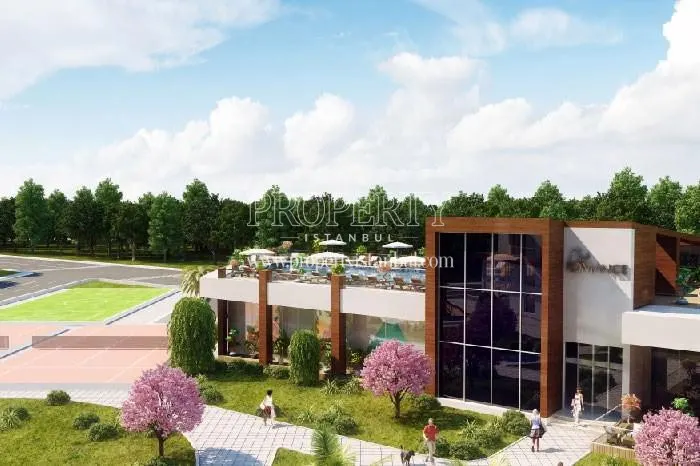 Sports center building in Demir Romance