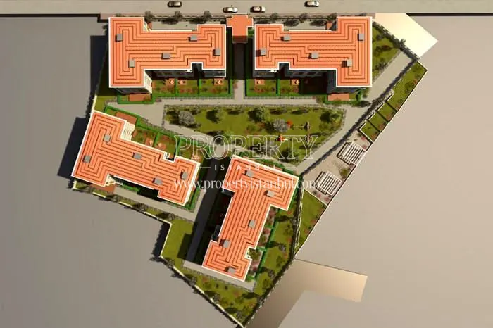 The layout plan of Dersaadet Konaklari