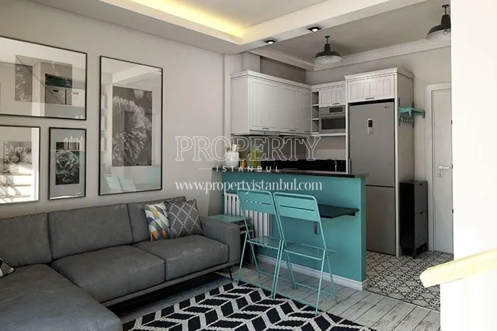 Small open kitchen in Double Flats