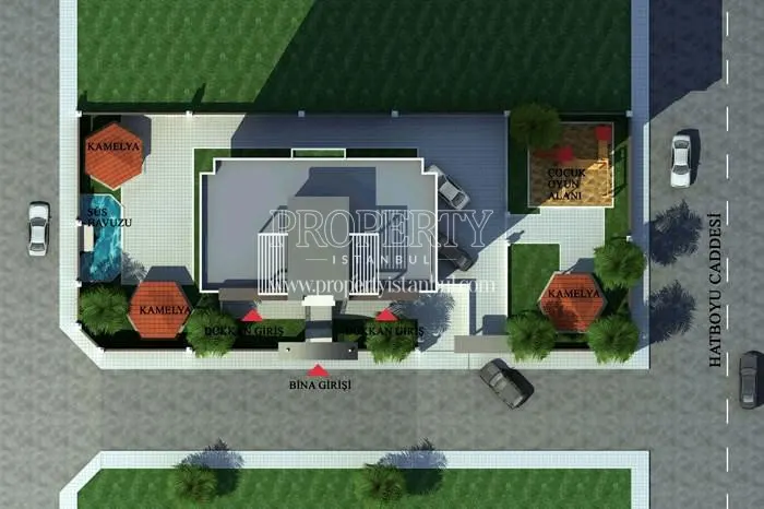 The layout plan of Dream Life Konutlari