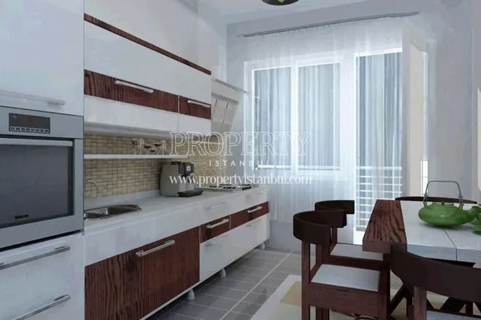 The kitchen in Dream Life Konutlari