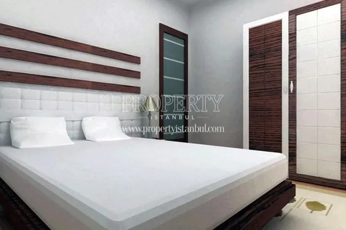 One of the bedrooms in Dream Life Konutlari